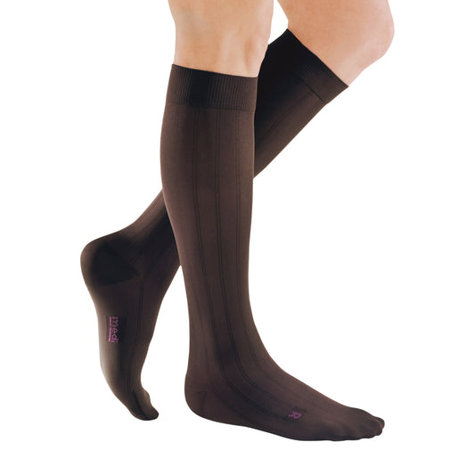 Mediven for Men Knee High Classic Socks 15-20 mmHg - Medi for Men Knee High Classic Socks - 15-20 mmHg - Brown