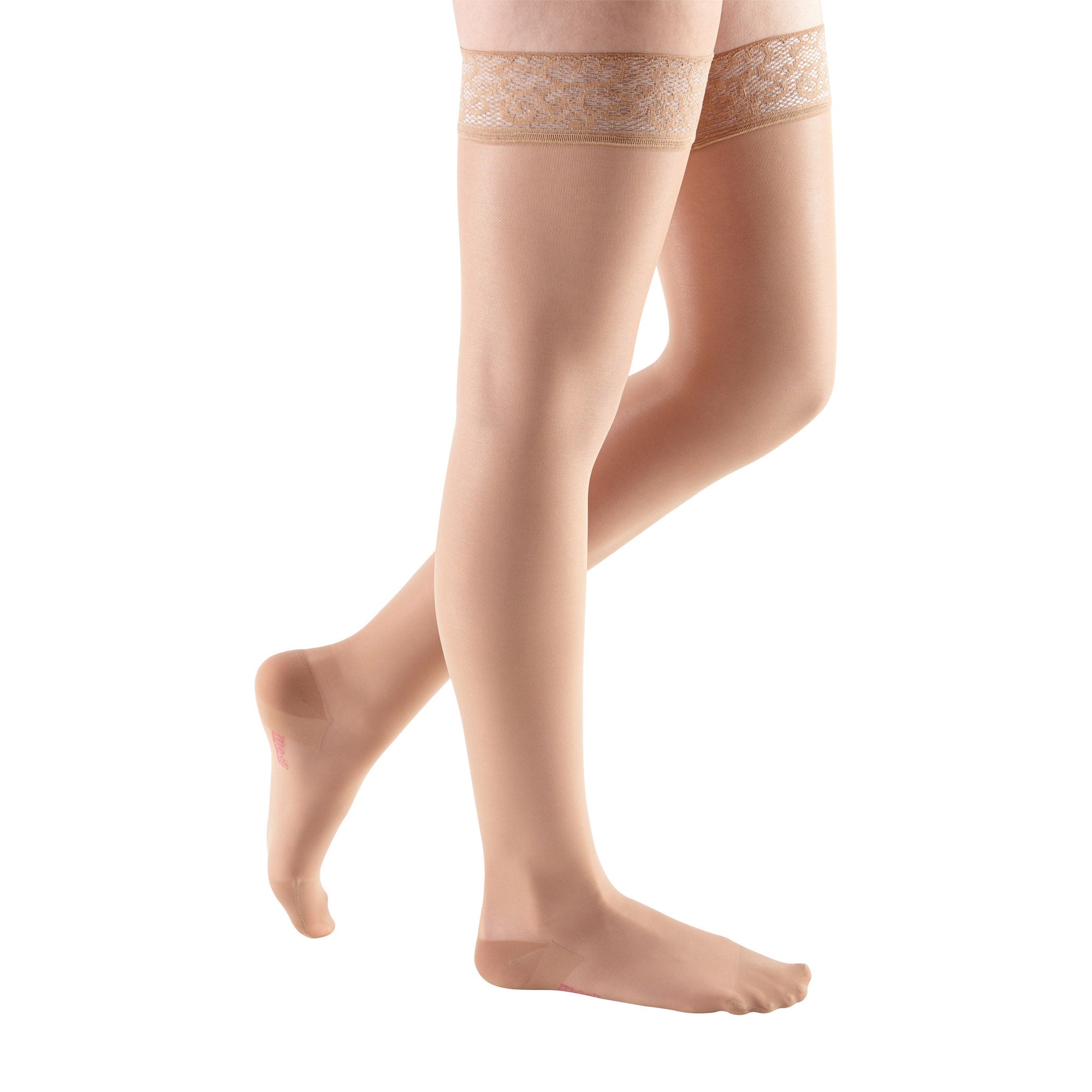 Thigh High Compression Socks 20-30 mmHg Closed Toe Stockings